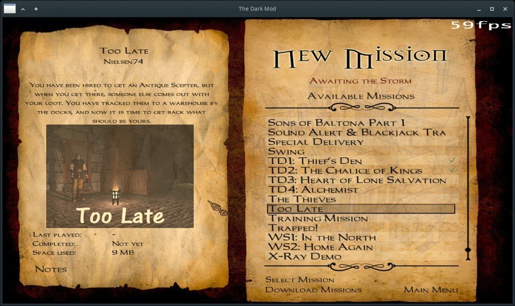 [2.10] Beta testing new Main Menu GUI - TDM Editors Guild - The Dark ...